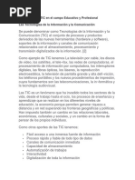 Impacto de Las Tic