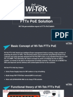Wi-Tek FTTX Poe Solution