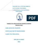 Análisis de la empresa Danper Trujillo S.A.C: información general, organización, procesos y compromiso con la sostenibilidad