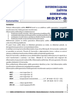 Minel Automatika 05 MDZT-G PDF