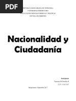 Ensayo Sobre Nacionalidad y Ciudadanía 
