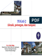 Denah Potongan Tampak PDF