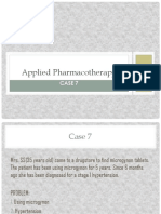 Applied Pharmacotherapy: Case 7