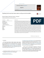 Exploring Food Reward and Calorie Intake in Self-Perceived Food Addicts