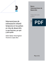 BID Intervenciones en Estimulación Temprana PDF
