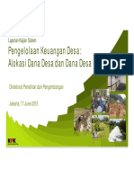 Slide Laporan Kajian Sistem Pengelolaan Keuangan Desa PDF