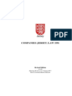 Companies (Jersey) Law 1991