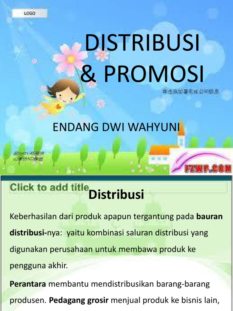 Bab X Distribusi & Promosi | PDF