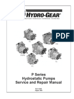 P Series Hydrostatic Pumps Service and Repair Manual: PW PK