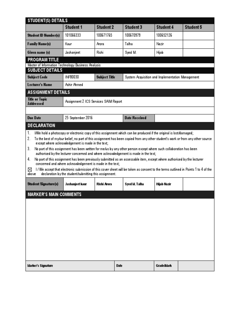 ICS Services CRM Implementation Report | PDF | Customer Relationship ...