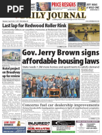 Last Lap For Redwood Roller Rink: Gov. Jerry Brown Signs Affordable Housing Laws