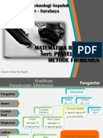 Metode Frobenius PDF