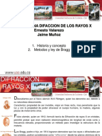 Exposicion Difraccion Rayos X