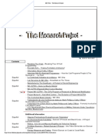 MK-Ultra - The Monarch Project Document Collection