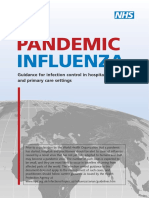 Pandemic Influenza - Guidance For Infection Control
