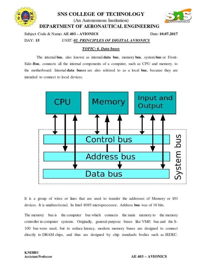 Data Buses in Digital Avionics | PDF | Business | Technology & Engineering
