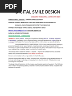 Digital Smile Design: Designing The Beautiful Curve in The Body