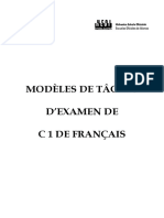 Modèles. Aptitude - C1 PDF