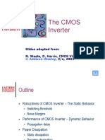 The Cmos Inverter: Slides Adapted From: N. Weste, D. Harris, CMOS VLSI Design,, 3/e, 2004