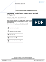 A Triangular Model for the Generation of Synthetic Hyetographs