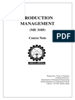 Production Management Module 1 Course Notes PDF