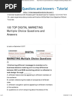 g - 100 Top Digital Marketing Mcqs