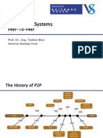 Distributed Systems Peer-To-Peer History and Generations