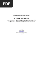 Download Invitation to Corporate Social Capital by Michael Cayley SN3603165 doc pdf