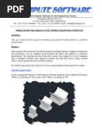 Adding Custom Pipe Supports to the CADWorx Specification Editor