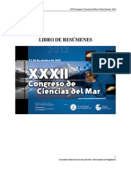 XXXII Congreso de Ciencias Del Mar 2012 PDF