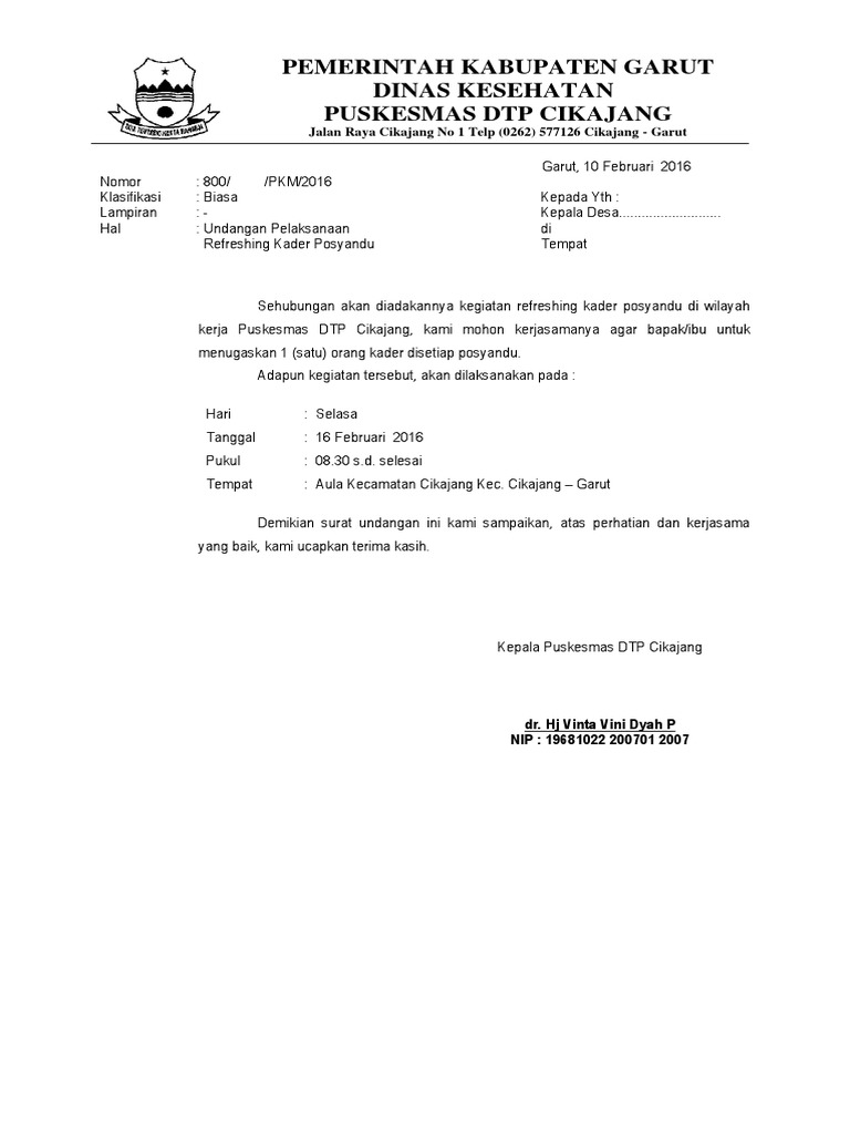 90 Contoh Undangan Biasa Terbaik