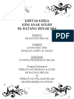 Kertas Kerja Kem Anak Soleh 2016