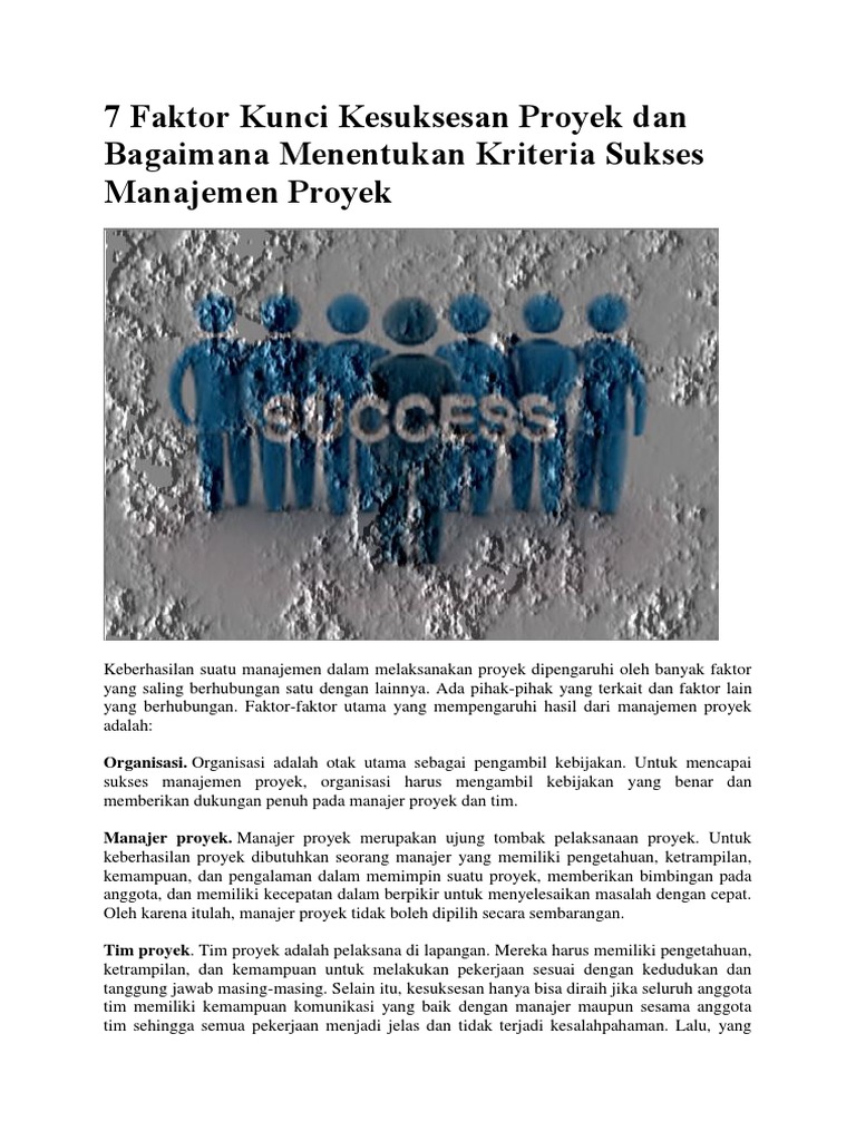 kontribusi individu dalam proyek