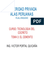 Tecnología del concreto: El cemento