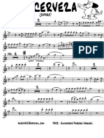 UNA CERVEZA - Trumpet in BB 1 PDF