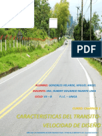 Caracteristicas Del Transito - Velocidad de Diseño PDF