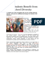 How Students Benefit From School Diversity