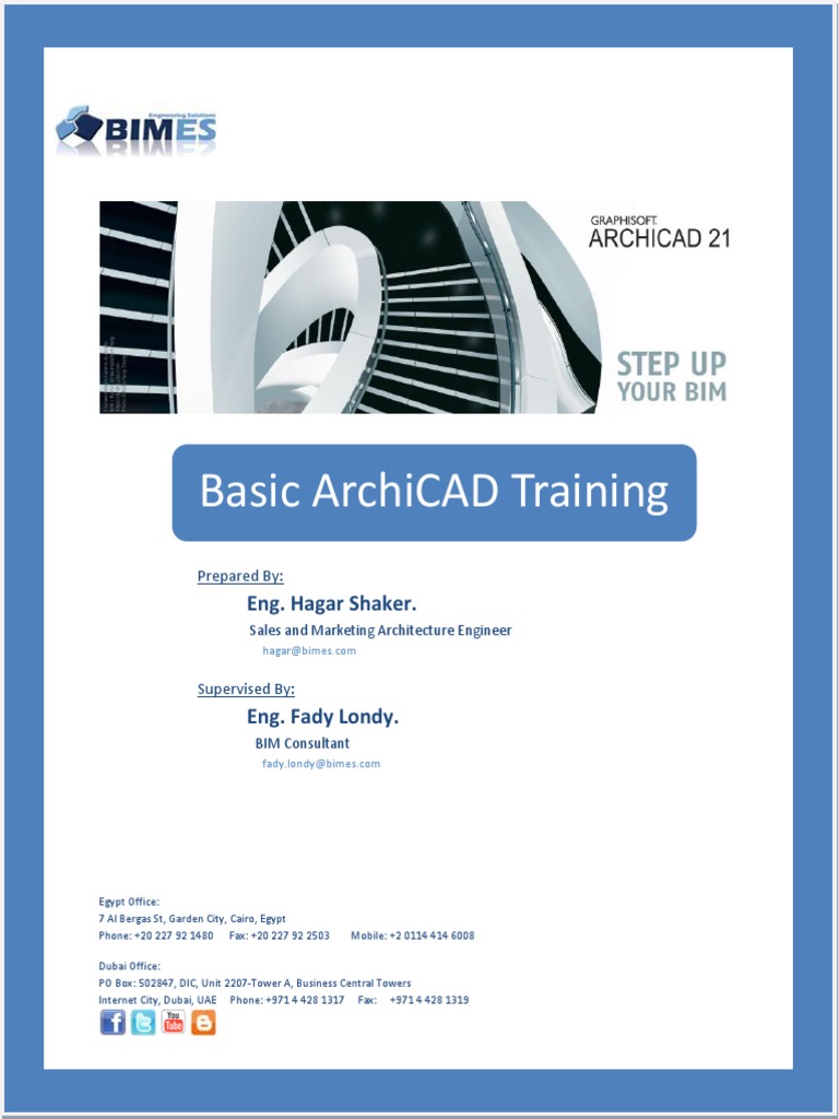 ArchiCAD Basics: Tools and Settings Guide | PDF | Beam (Structure ...