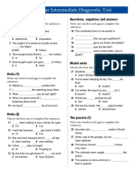 Oxford Intermediate Diagnostic Test PDF