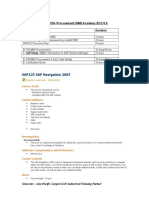 SAP125 SAP Navigation 2005: SAP SCM-Procurement (MM) Academy ECC 6.0