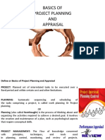Basics of Project Planning and Appraisal