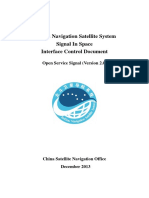 BeiDou Navigation Satellite System Signal In Space Interface Control Document