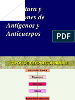 Estructura y Funciones de Antígenos y Anticuerpos