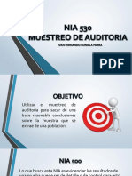 NIA 530 Muestreo de auditoría: objetivos, técnicas y factores que influyen en el tamaño de la muestra