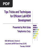 Tips Labview Development