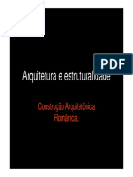 Arquitetura e Estruturalidade - Românico - 2