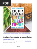 Indian Superfoods A Compilation Rujuta Diwekar PDF