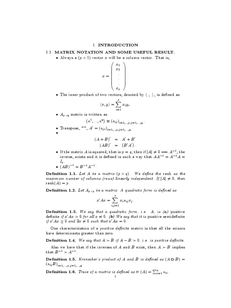 Econometric Theory Lecture Notes | PDF | Degrees Of Freedom (Statistics ...