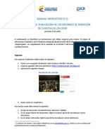 Manual Instructivo Aplicativo Rendición de Cuentas V1