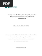 A Relação Entre Mindfulness Autocompaixao Vergonha e Psicopatologia Em Praticantes e Nao Praticantes de Meditacao Yoga